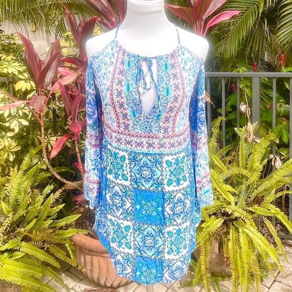 Nanette Lepore Ensenada Cold Shoulder Coverup - Picture 2 of 9